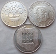3 x 200 złotych KPL 1974 - 1975 - 1976 - SREBRO 1