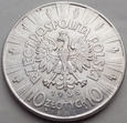 10 złotych - JÓZEF PIŁSUDSKI - 1938 - srebro
