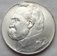 10 złotych - JÓZEF PIŁSUDSKI - 1938 - srebro