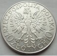 10 złotych - GŁOWA KOBIETY - 1932 bz