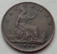 WIELKA BRYTANIA - FARTHING - 1894 - Victoria