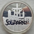 Polska - III RP : 100000 złotych - Solidarność - mała gruba - 1990