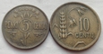 MK - LITWA - 5 Centai + 10 Centu - 1925 - ZESTAW