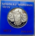 Polska - PRL - Próba : 100 złotych - Mikołaj Kopernik 1973 - srebro