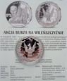 Polacy w II Wojnie Światowej AKCJA BURZA NA WILEŃSZCZYŹNIE - srebro