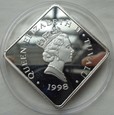 TUVALU - 5 $ MILLENIUM 2000 - 1998 - srebro