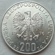 Polska - PRL - 200 złotych 1976 - Igrzyska XXI Olimpiady - srebro / 1