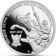 10 złotych - 100. lecie czynu zbrojnego Polonii amerykańskiej - 2018