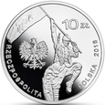 10 złotych - 100. lecie czynu zbrojnego Polonii amerykańskiej - 2018