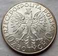 Polska - II RP : 10 złotych - Głowa Kobiety - 1932 bz - srebro