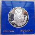 Polska - PRL - 500 złotych - Ochrona środowiska - Sowa - 1986