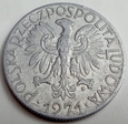 Polska - PRL : 5 złotych - 1971 - RYBAK - aluminium