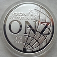 20 złotych 1995 - 50. rocznica powstania ONZ