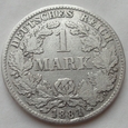 Niemcy - 1 marka - 1881 H - Wilhelm I / 1