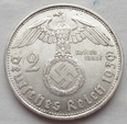 MK - Niemcy - Trzecia Rzesza : 2 marki - 1939 B - HINDENBURG