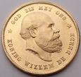 HOLANDIA - 10 Guldenów 1876 - Willem III