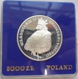 Polska - PRL - 5000 złotych Władysław Jagiełło półpostać 1989