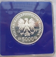 Polska - PRL - 5000 złotych Władysław Jagiełło półpostać 1989