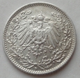 Niemcy - 1/2 marki - 1914 D - Wilhelm II / 1