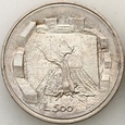 SAN MARINO - 500 LIRÓW 1976 - srebro