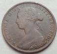 WIELKA BRYTANIA - 1/2 pensa - 1868 - Victoria