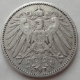 Niemcy - 1 marka - 1896 E - Wilhelm II / 1