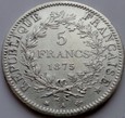 FRANCJA - 5 franków - 1875 A - HERKULES