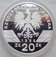 20 złotych - Zwierzęta świata - Jeż - 1996