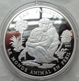 Kongo - 1000 franków - 2007 - Szympans K. / srebro