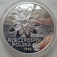 20 złotych - 100 lat odkrycia Polonu i Radu - 1998