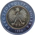 Polska  5 Złotych 1996
