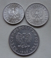 Polska / PRL - 3 monety z 1949 roku