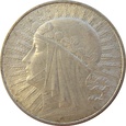 Polska 10 Złotych 1932 b.z Głowa Kobiety