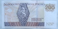 Polska 200 Złotych 2015 seria CO0199999