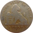 Belgia 2 Centimes 1844