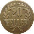 Niemiecka Afryka Wschodnia - 20 Heller 1916