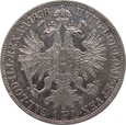 Austria 1 Floren 1858 A