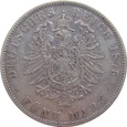 Niemcy 5 Marek 1875 Württemberg