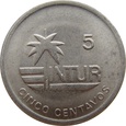 Kuba 5 Centavos 1989 INTUR