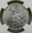 Polska 2 Złote Kobieta 1933 NGC - MS65
