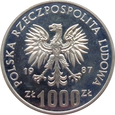 Polska 1000 zł Wratislavia 1987 próba