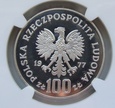 Polska / PRL 100 Złotych Żubr 1977 próba NGC PF68