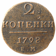 Rosja 2 Kopiejki 1798 E.M