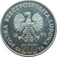 Polska / PRL - 200 Złotych  XIII ZIO Lake Placid  1980