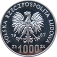 Polska / PRL 1000 złotych XV ZIO 1987 próba