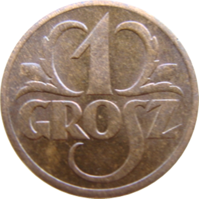 Polska 1 Grosz 1938