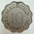 Mauritius 10 Centów 1947