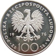 Polska / PRL 100 Złotych Pułaski 1976 próba