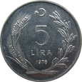 Turcja 5 Lira 1976
