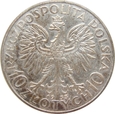 Polska 10 Złotych 1933 Głowa Kobiety